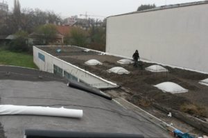 Sanirani ravni krov sa opterećenjem