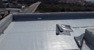 Postavljanje hidroizolacijskih traka na manji krov