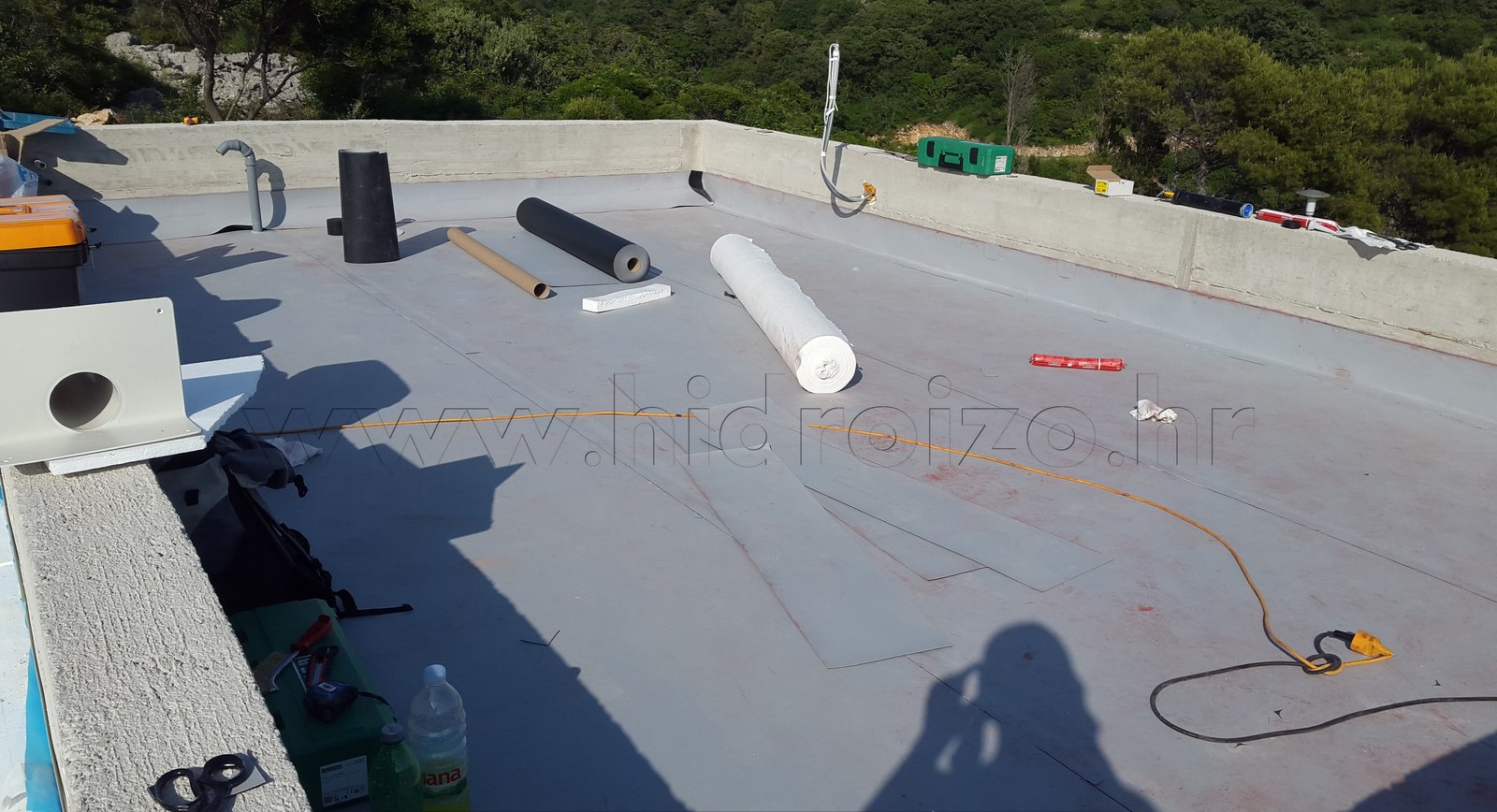 Postavljanje TPO membrane